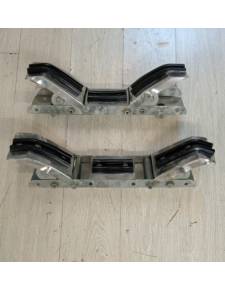 Soporte neumatica semirigida ajustable a la quilla en acero inoxidable