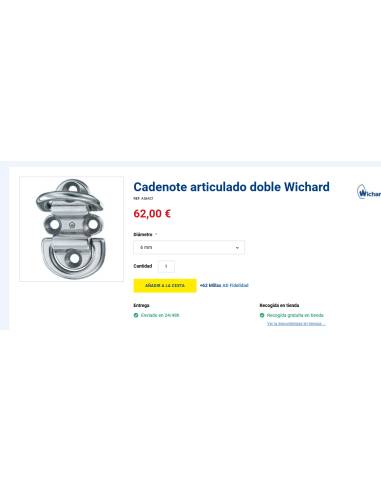 Wichard Cadenote articulado doble 6mm