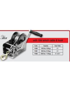 Trailer winch 3 positions 1400lbs/636 kgs