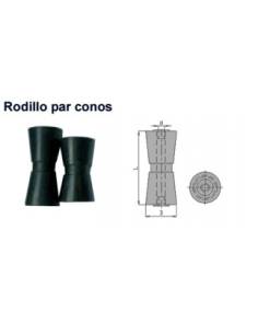 Rollo centrale di gomma 16,5x85x250mm