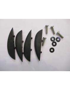 Juego 4 aletas laterales con tornillo