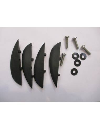 Juego 4 aletas laterales con tornillo