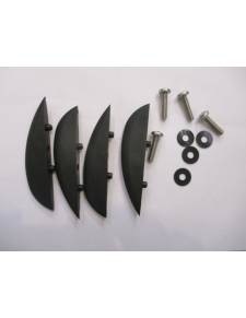 Juego 4 aletas laterales con tornillo