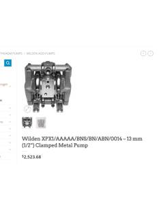 POMPE WILDEN 1/2¨MÉTAL