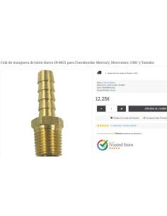 Brass connection Mercury, Mercruiser, OMC and Yamaha...