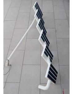 Escalera/pasarela aluminio 6 peldaños