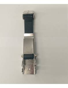 Cierre con goma elastica y soporte inoxidable 160mm 2