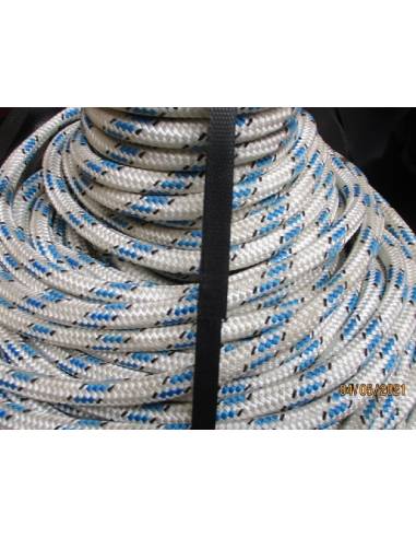 Cape short cruise 14mm white/blue braided