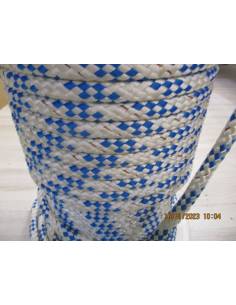 Cordage de drisse MV BRAID 24C 14mm pvp/mts blanc, bleu