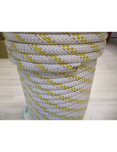 Cabo driza MV BRAID 24C 16mm pvp/mts blanco...