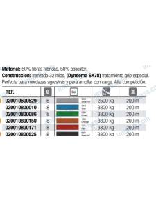 Cabo liros RACE 8mm green