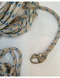 Escota spinnaker 18mts/10mm con mosquetón