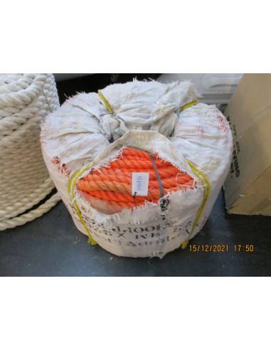 Polypropylene rope 22mm/220mts orange 3 strands