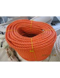 Polypropylene rope 20mm/200mts orange 3 strands