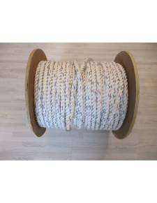 Cordage polyester tressé trois torons 16 mm rt 3980 kgs
