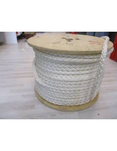 Mooring 16 mm white pearl 8 white strands rt 5200kgs