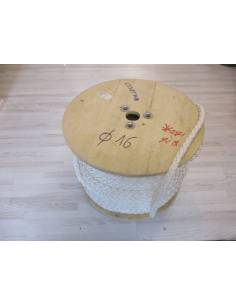 Mooring 16 mm white pearl 8 white strands rt 5200kgs 2