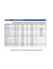 Kabel befestigt MOORING 19mm RT 8200kgs