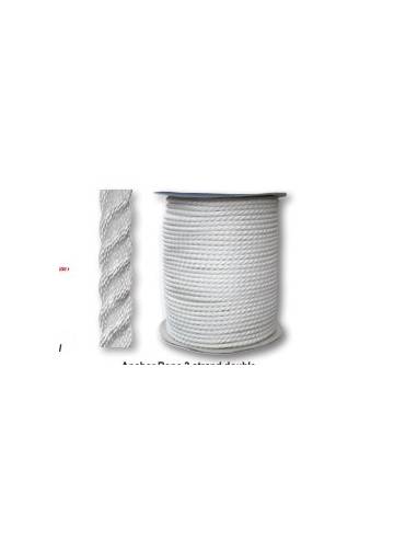 Ankerkabel drei weiße 12 mm Torons