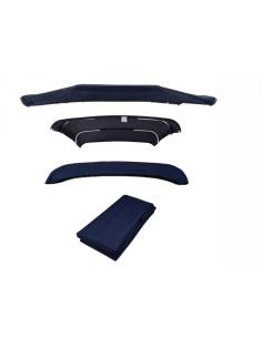 Bimini awning four arches 600D BLUE