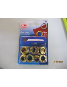 Assorted nickel eyelets 14