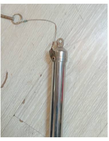 Bar for awning stainless steel long 830mm...