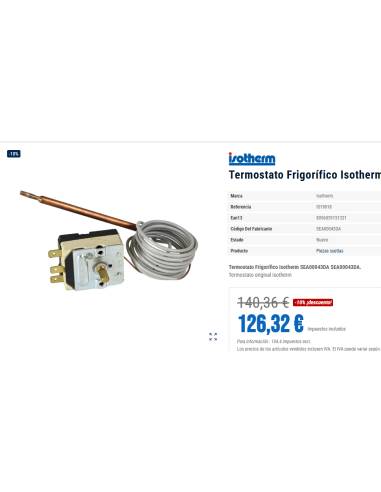 Webasto SEA00043DA Termostato Frigorífico...
