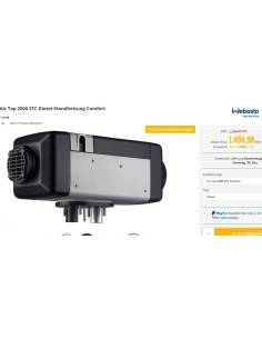 Webasto Calefacción estacionaria diésel Webasto Air Top 2000 2