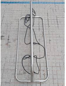 Soporte para 8 botellas de buceo en acero inoxidable