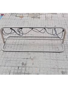 Soporte para 8 botellas de buceo en acero inoxidable
