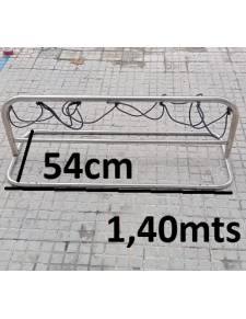 Soporte para 8 botellas de buceo en acero inoxidable