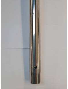 Candelero 25x2mm largo 610mm en acero inoxidable 2