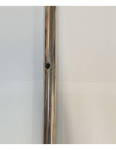 Candelero 25x2mm largo 810mm en acero inoxidable 2