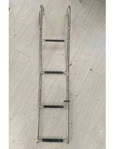 Escalera baño  4 Peldaños, plegable y telescopica con... 2