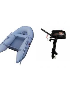 Pack barca neumatica GOII  2,90mts aerotech + fueraborda...