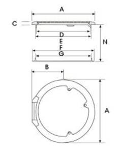 Ojo de buey nuovarade 57cm diametro 2