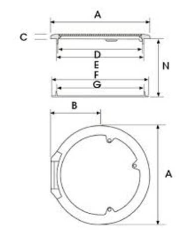 Boi-Auge mit einem Durchmesser von 57 cm