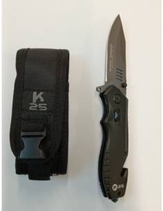Pocket knife command K25 secure in mango negri 8.5cm/hoja 2