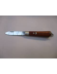 STAINLESS STEEL/WOOD PENKNIFE WITH ANCHOR 2