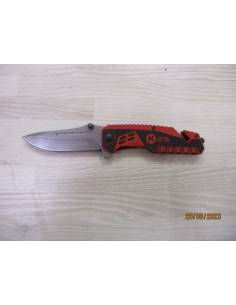 Couteau commando K25 manche G10 rouge et noir (pêche)