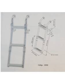 Scala pieghevole 316 2+1 gradini