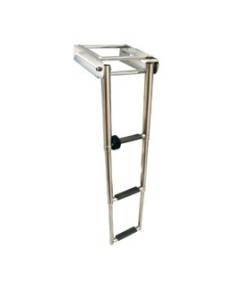 Échelle plateforme 3 marches inox 295x870mm
