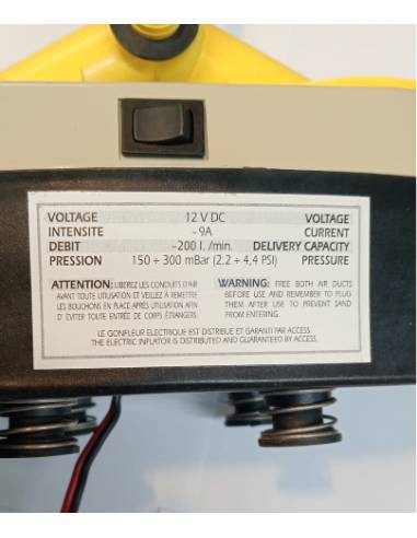 Bomba electrica hinchar 12V  200l/h