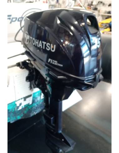Tohatsu MFS15E fueraborda 15cv 4t mando morse y...