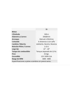 Tohatsu MFS15E fueraborda 15cv 4t mando morse y tacómetro