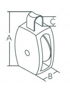 Nylon Pulley 25mm
