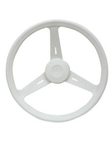Rueda timon classic diametro 350mm blanco