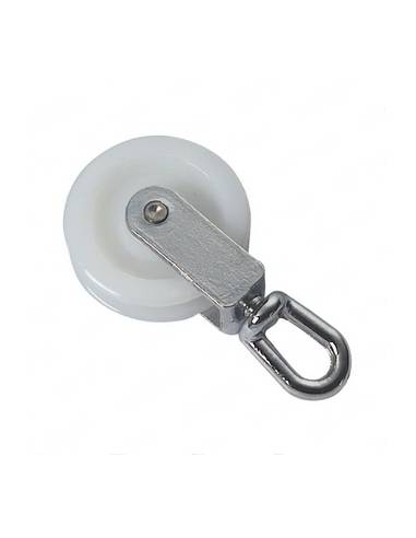 Poulie inclinable pivotante