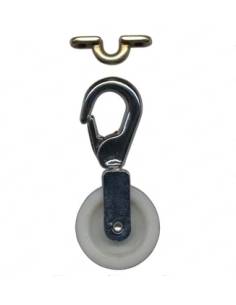 Rotating Carabiner Pulley for Steering