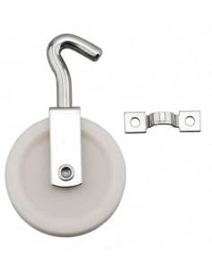 Schieberolle aus Edelstahl